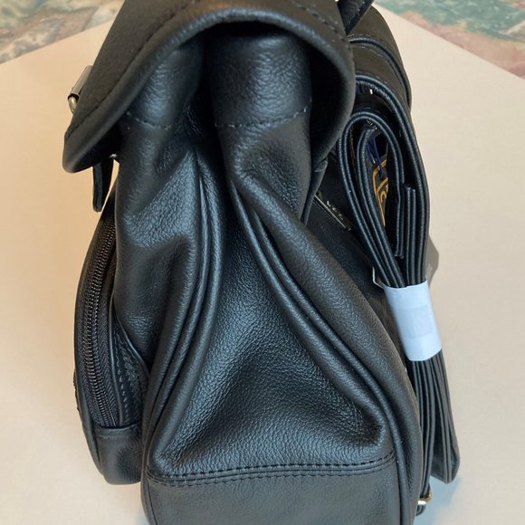Amerileather Backpack Purse - Black - NWT main image 10